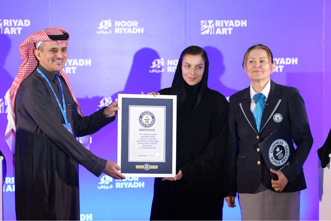 Read more about the article نور الرياض 2024 يحصد لقبين عالميين من “غينيس” للعام الرابع على التوالي