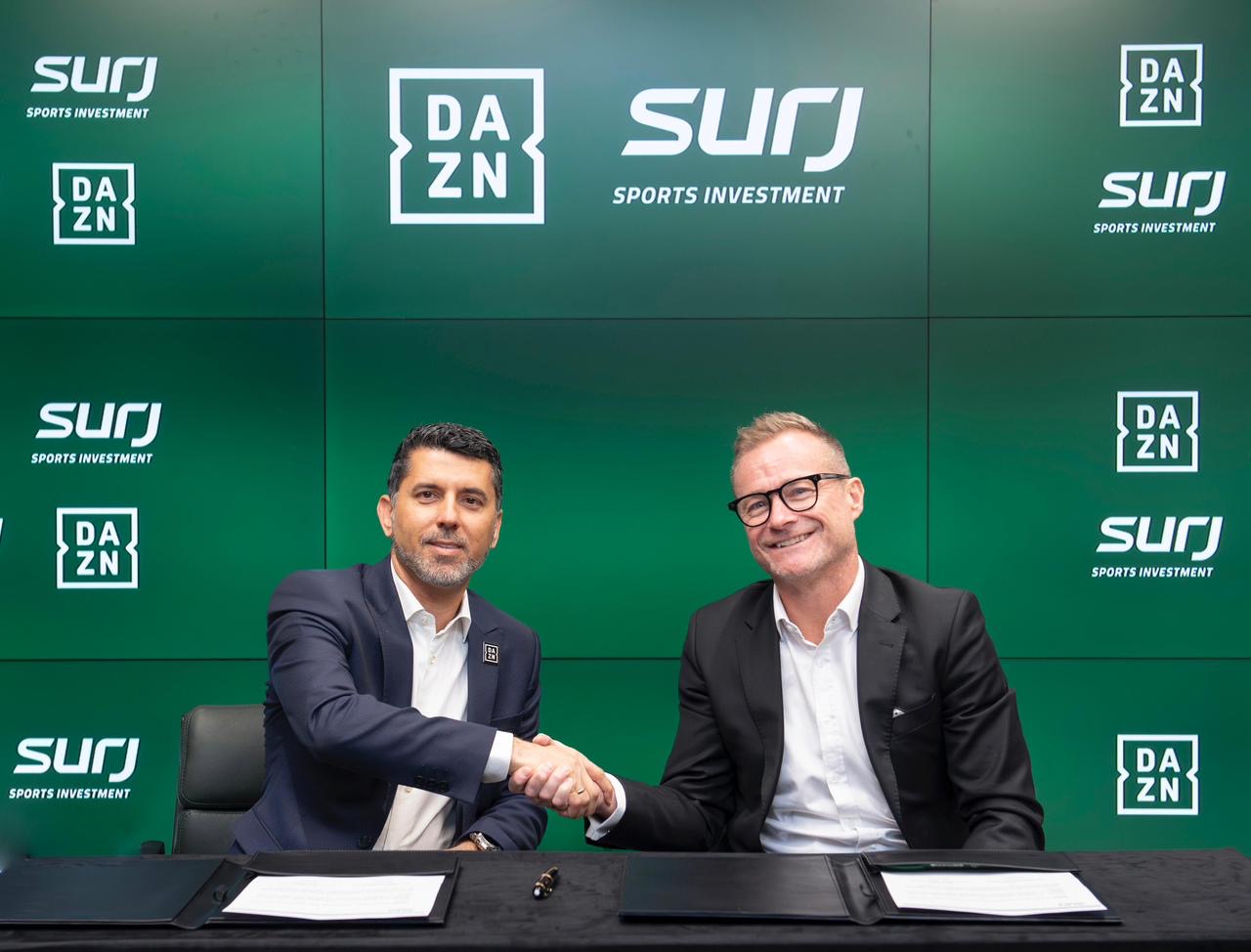 Read more about the article سرج للاستثمار الرياضي تعلن الاستحواذ على حصة في منصة “دازن” DAZN