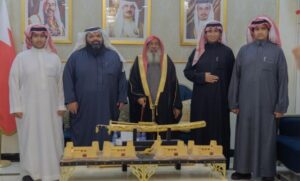 الشيخ الدكتور جاسم بن أحمد السعيدي الظفيري يُعرب عن امتنانه للوجيه الشيخ قصي الرسن على دعوته الكريمة لمائدة عشاء في الدمام