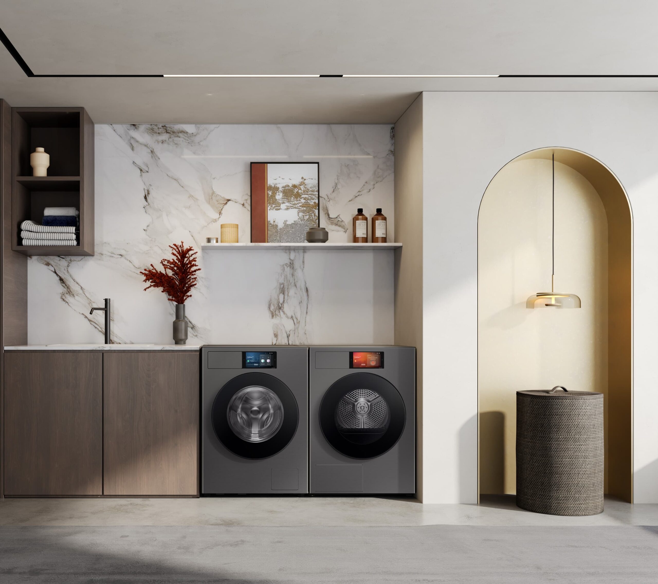 You are currently viewing Samsung’s New Bespoke AI Laundry With AI Home Enables Smarter, More Efficient Laundry Care   Company expands screens to washers and dryers, advancing ‘Screens Everywhere’ vision   Heightened ease of use is enabled through upgraded AI Wash+ and AI Dry+