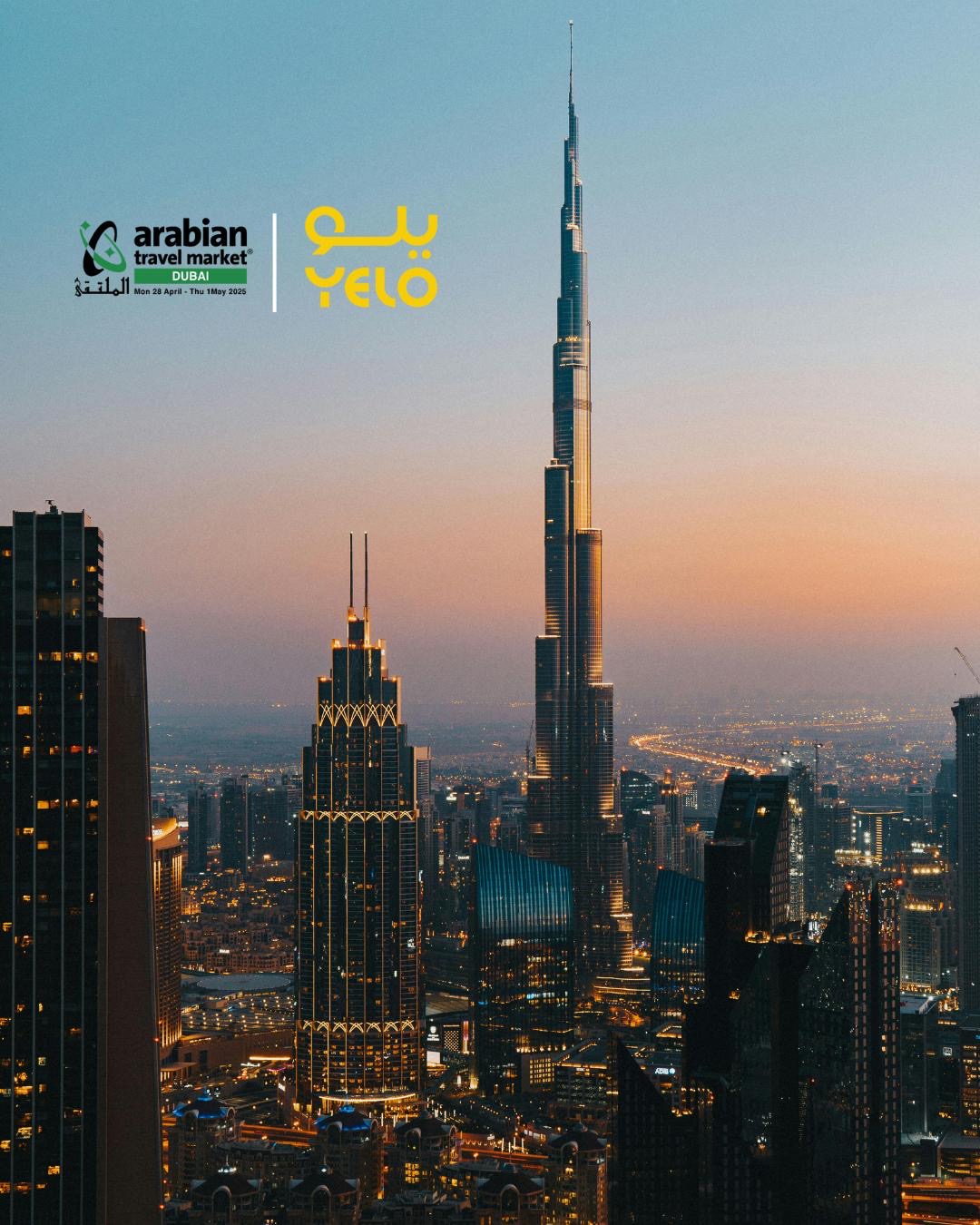 Read more about the article قدَّمت خصماً خاصاً لعملائها طيلة فترة المعرض “يلو” تشارك في معرض سوق السفر العربي في دبي خلال الفترة من 28 أبريل – 1 مايو