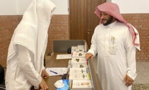 مدير عام فرع الشؤون الإسلامية بالمدينة المنورة يتفقد كاونترات المكتب التنسيقي لأعمال الوزارة بالحج في جامعي القبلتين وسيد الشهداء ومطار المدينة الدولي