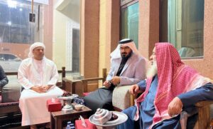 الشاعر مسعود بن حضرم القحطاني في ضيافة الشيخ جاسم بن أحمد السعيدي