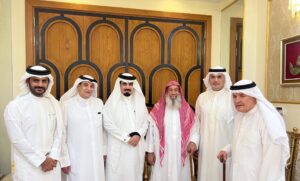 الدكتور نواف صنت الخثعاوي السعيدي في زيارة متجددة للشيخ جاسم بن أحمد السعيدي في البحرين