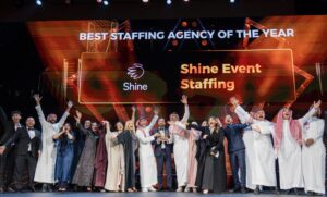 شاين تفوز بجائزة أفضل وكالة توظيف في حفل  جوائز السعودية للفعاليات 2025