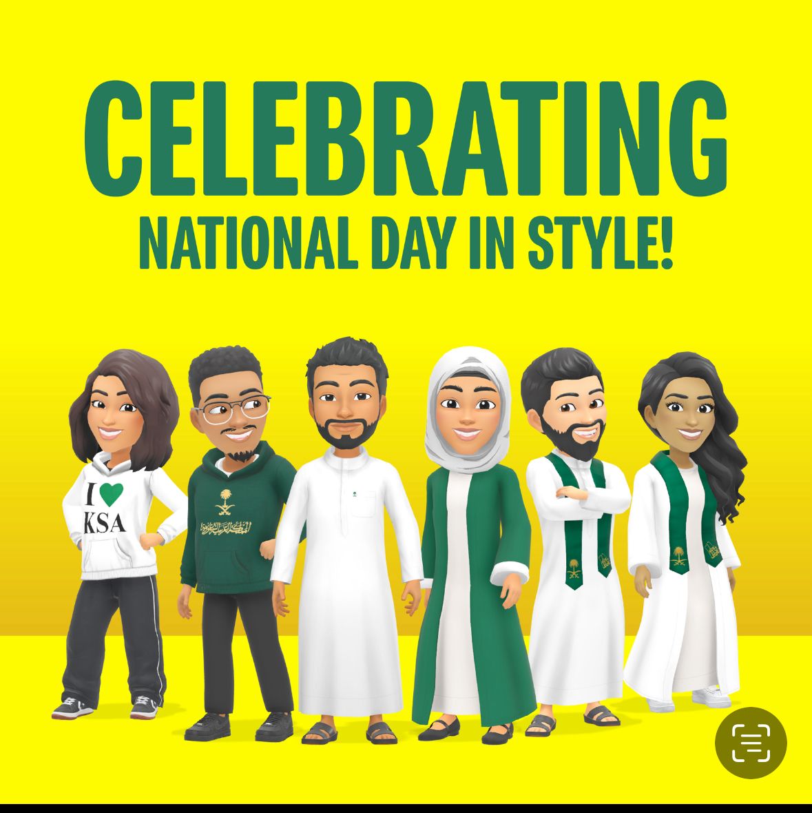 You are currently viewing In Commemoration of the Saudi National Day Snapchat Unveils First-Ever Local Bitmoji Wardrobe in Saudi Arabia, Celebrating Saudi Culture and Digital Innovation