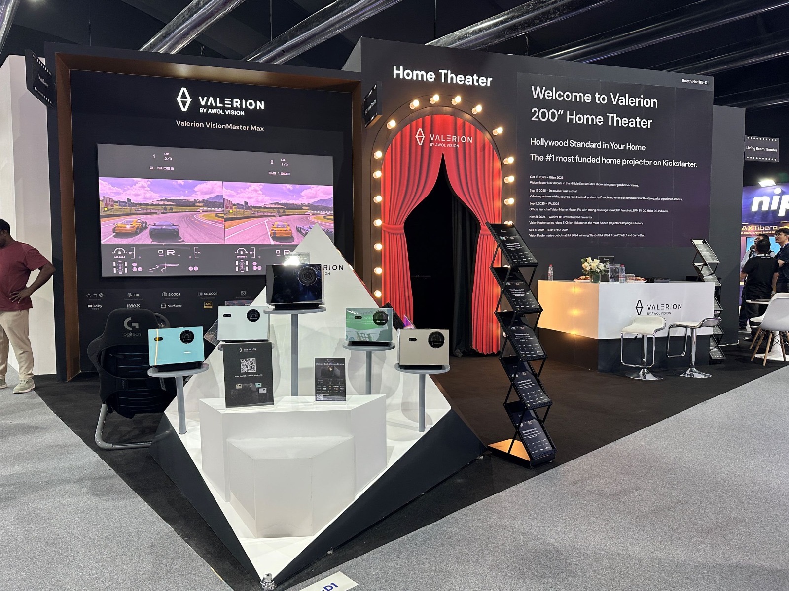 You are currently viewing Valerion launches VisionMaster Max projector in the Middle East at GITEX GLOBAL 2025 Debut of Valerion’s next-generation home theater experience, set against a Middle East home cinema market projected to reach nearly USD23 billion by 2030