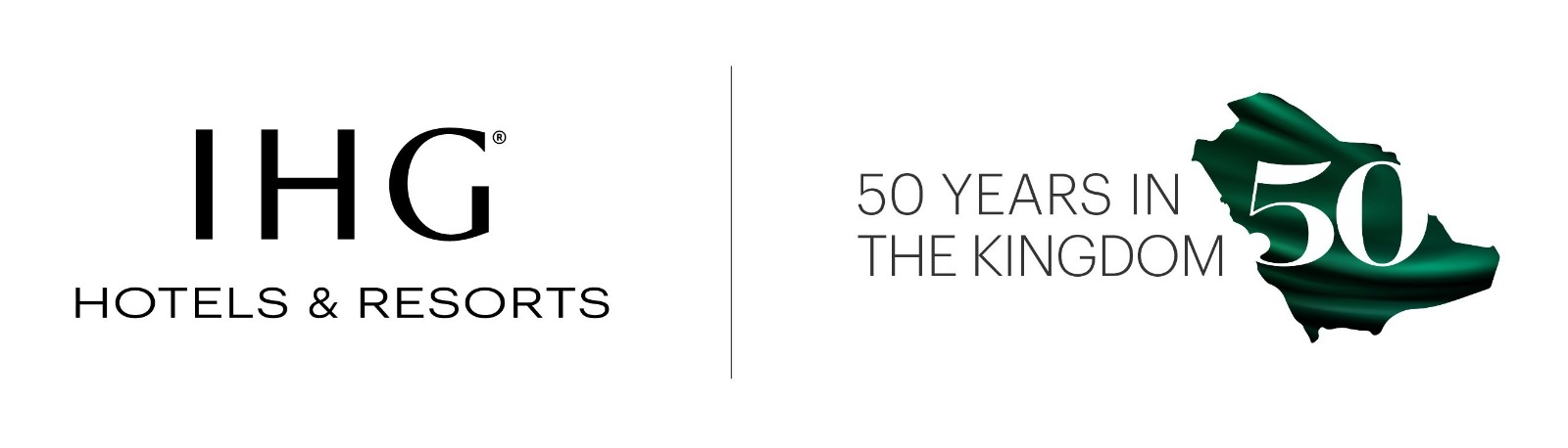 You are currently viewing مجموعة فنادق ومنتجعات IHG تحتفل بمناسبة مرور 50 عاماً على حضورها في المملكة العربية السعودية وتكتب فصلاً جديداً في قطاع الضيافة  المجموعة المرموقة تستند إلى إرثها الممتد لـ 50 عاماً في المملكة لإرساء أساس للمرحلة القادمة من نموها، بالتوازي مع مساعيها لتعزيز محفظتها، وتعميق شراكاتها، وتمكين المواهب السعودية تماشياً مع رؤية السعودية 2030.