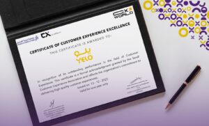 “يلو” تنال شهادة التميّز في تجربة العميل من الجمعية السعودية لتجربة العميل