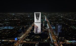 Samsung Galaxy New Foldable Launch Dominates Saudi Skies with Nationwide Unified Advertising Coverage via Rotana Signs Network